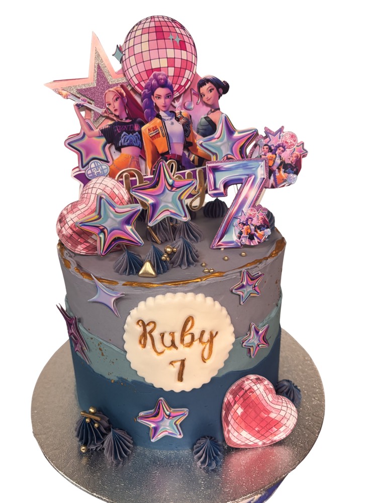 Disco-themed birthday cake by The Rós Café, Newmarket on Fergus, Co. Clare