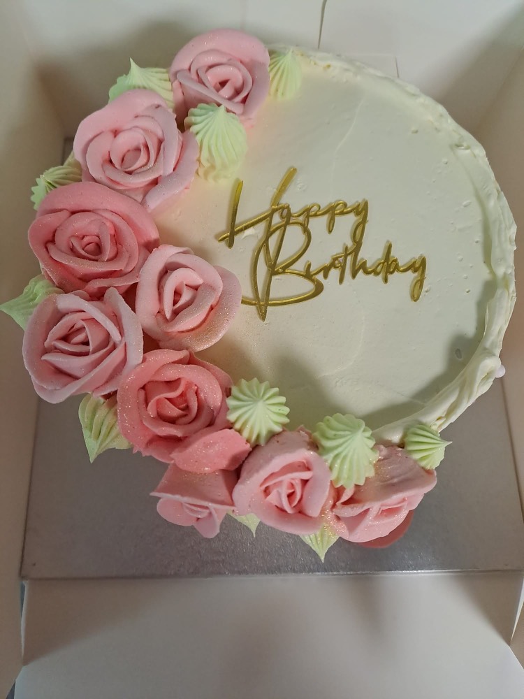 Custom occasion cake by The Rós Café, Co. Clare