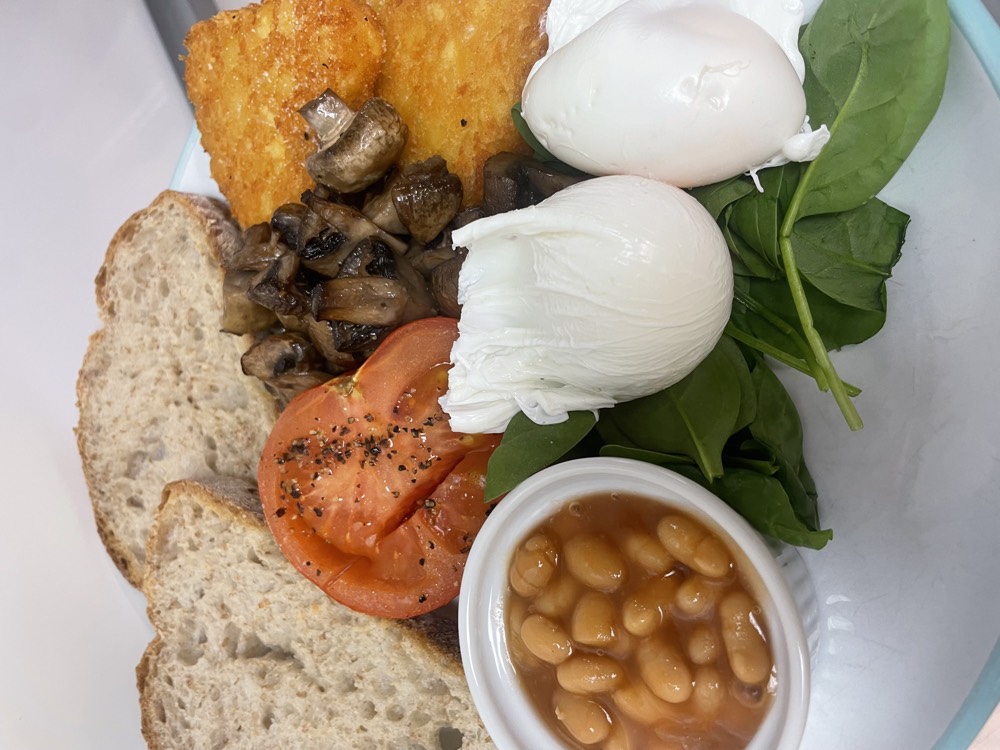 Freshly cooked breakfast at The Rós Café, Newmarket on Fergus